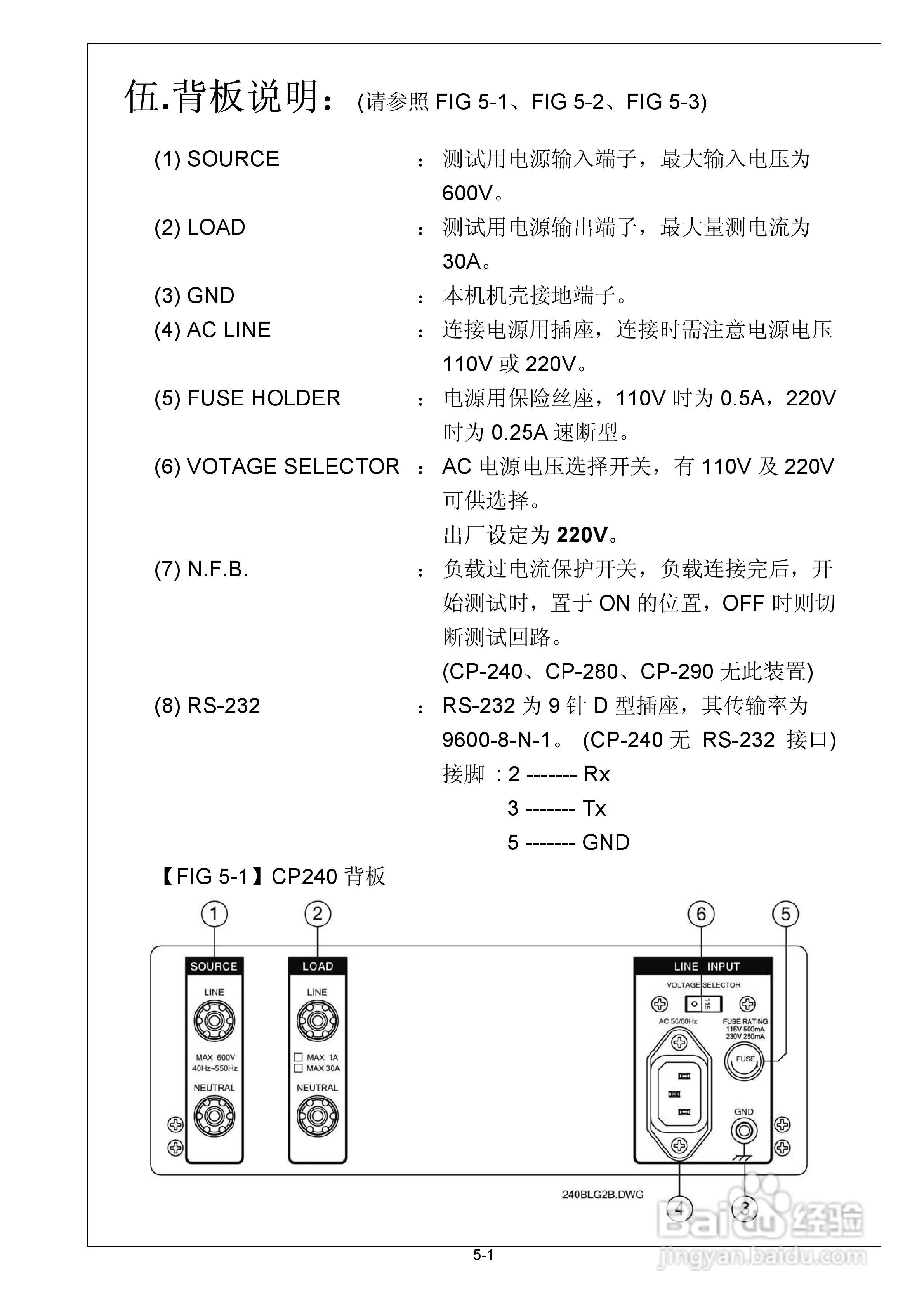 CP-240数字式功率分析仪操作手册:[2]