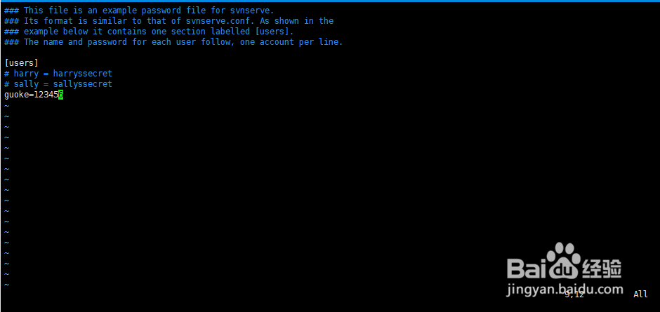 Docker中安装配置SVN服务器