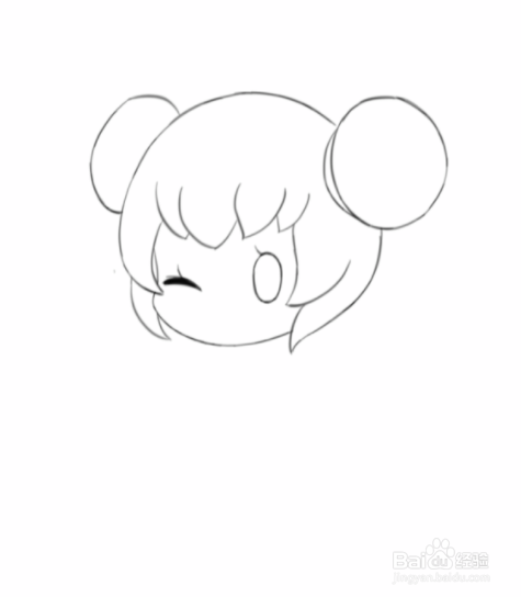 王者荣耀小乔的简笔画