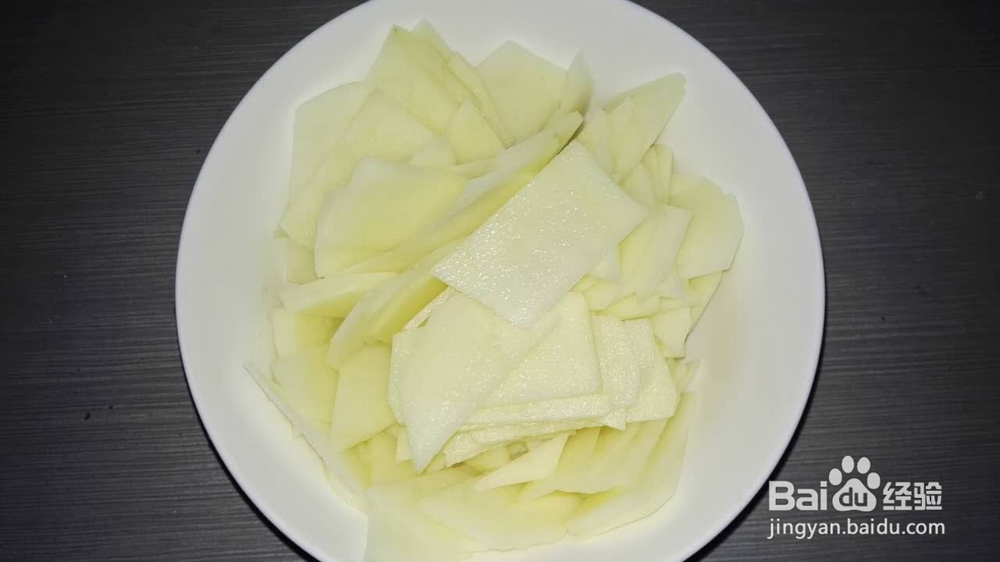 青椒土豆片我的晚餐