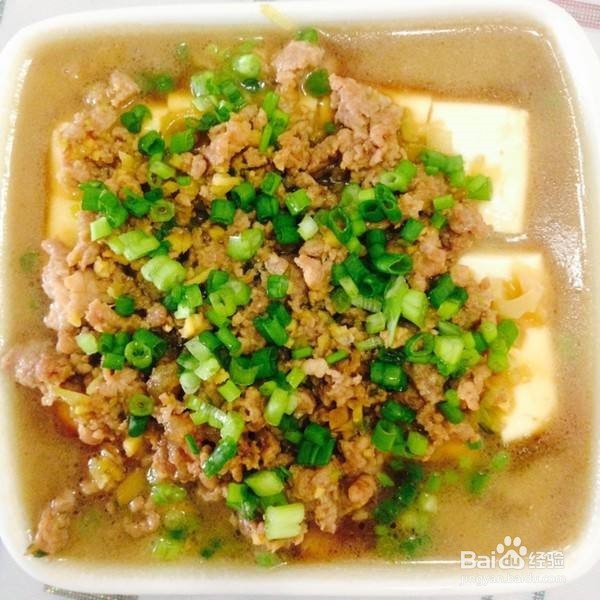 #过年#年夜饭怎么做肉末豆腐？