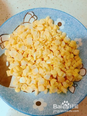 玉米粒鸡蛋饼的做法