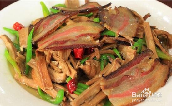 竹笋炒腊肉的制作方法