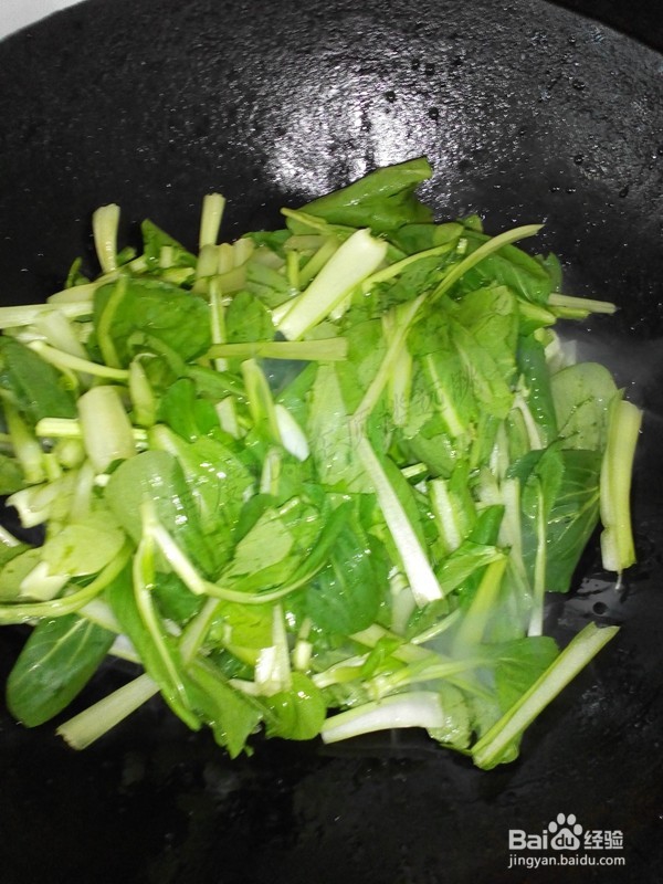 农家院炝炒油菜