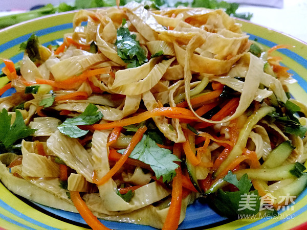 凉拌豆油皮菜谱