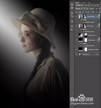 PS怎么打造唯美的暗调室内人像?