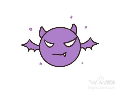 万圣节小恶魔怎么画