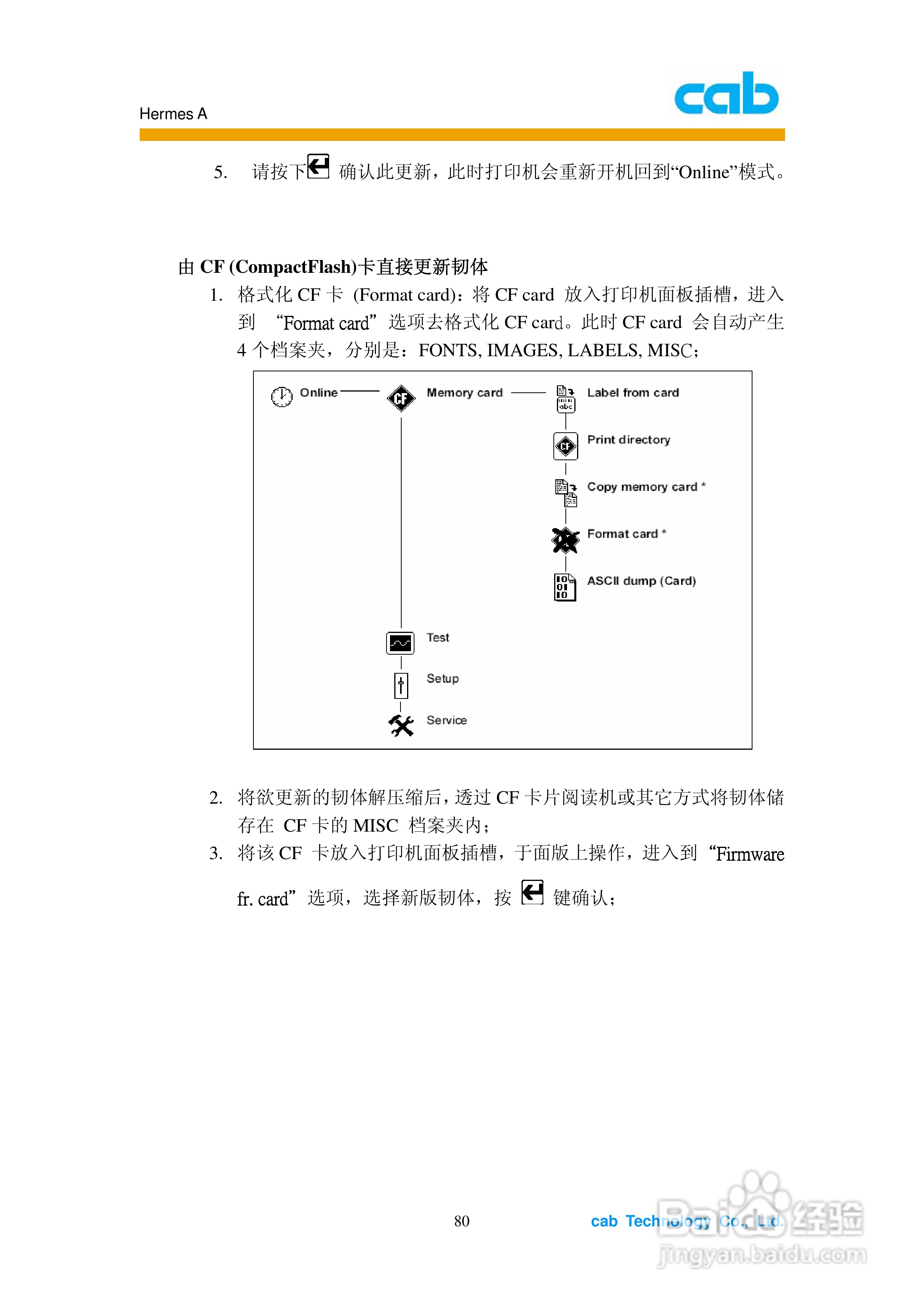 cab Hermes A打印机使用说明书:[8]
