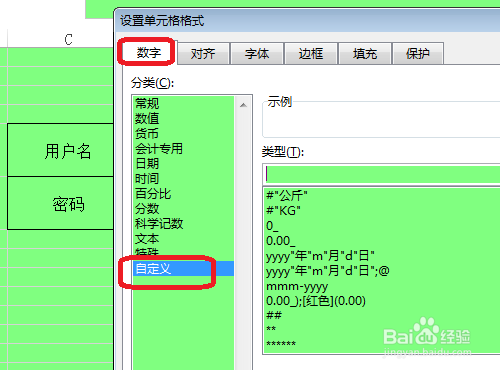 怎样在EXCEL中输入数字时以隐藏的形式显示