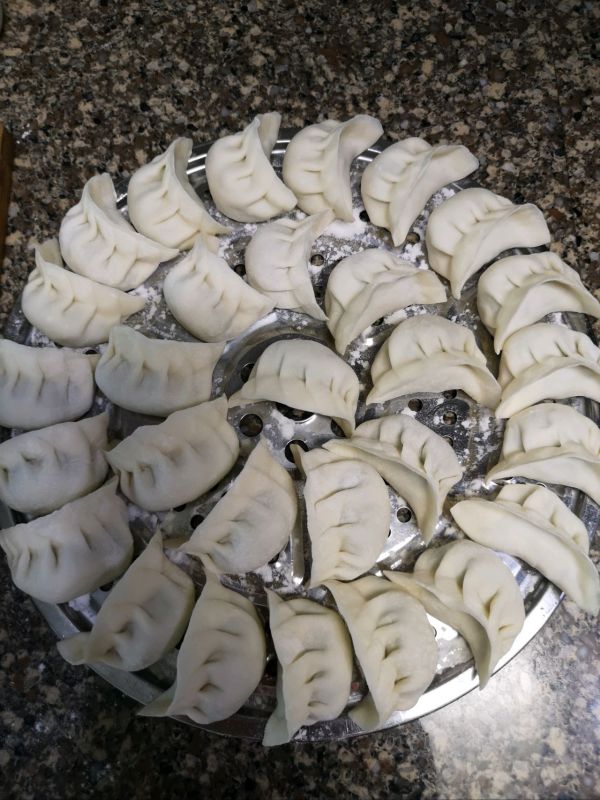 韭菜鱼肉虾馅饺子