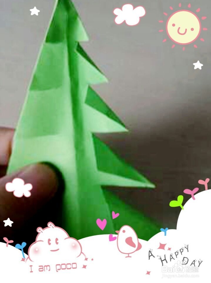 圣诞节手工装饰品~~圣诞树