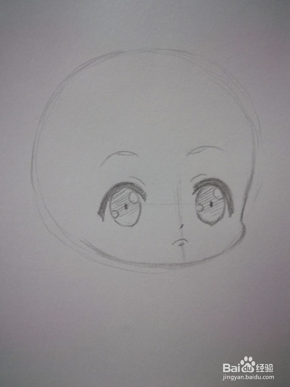Q版动漫人物头部和五官的画法教程