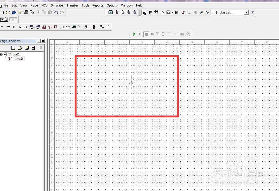 如何使用Multisim绘制1ZB7.5二极管?