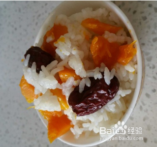 家常饭~南瓜红枣饭
