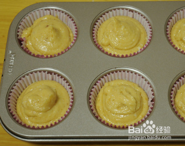 花生酱马芬蛋糕的做法