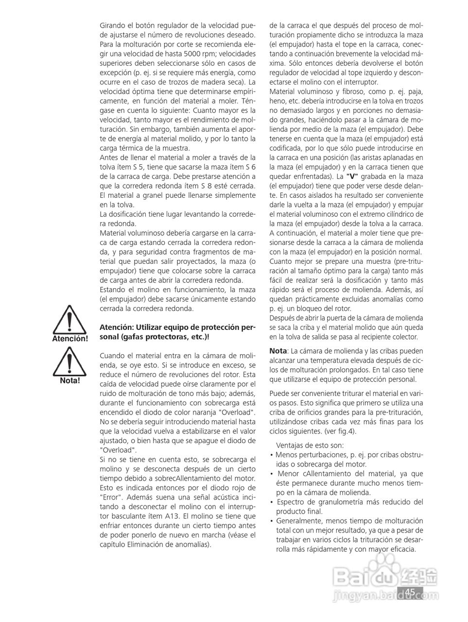 IKA MF10精细研磨机使用说明书:[5]