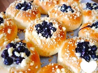 蓝莓酥粒面包怎么做
