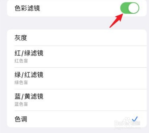 iPhone彩色滤镜怎么开启