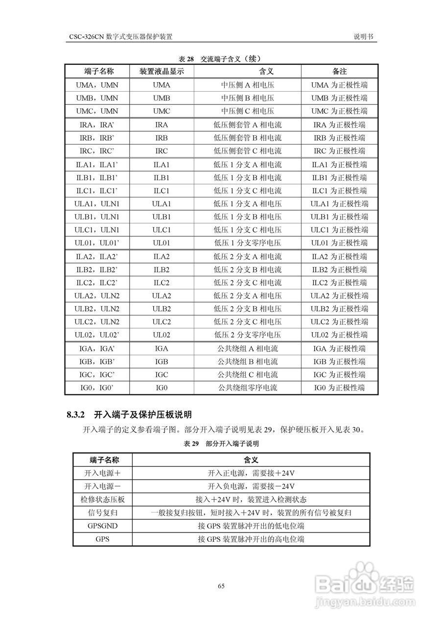 CSC-326CN数字式变压器保护装置说明书:[8]