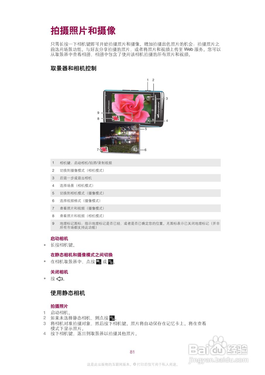索尼爱立信E16i手机使用说明书:[9]