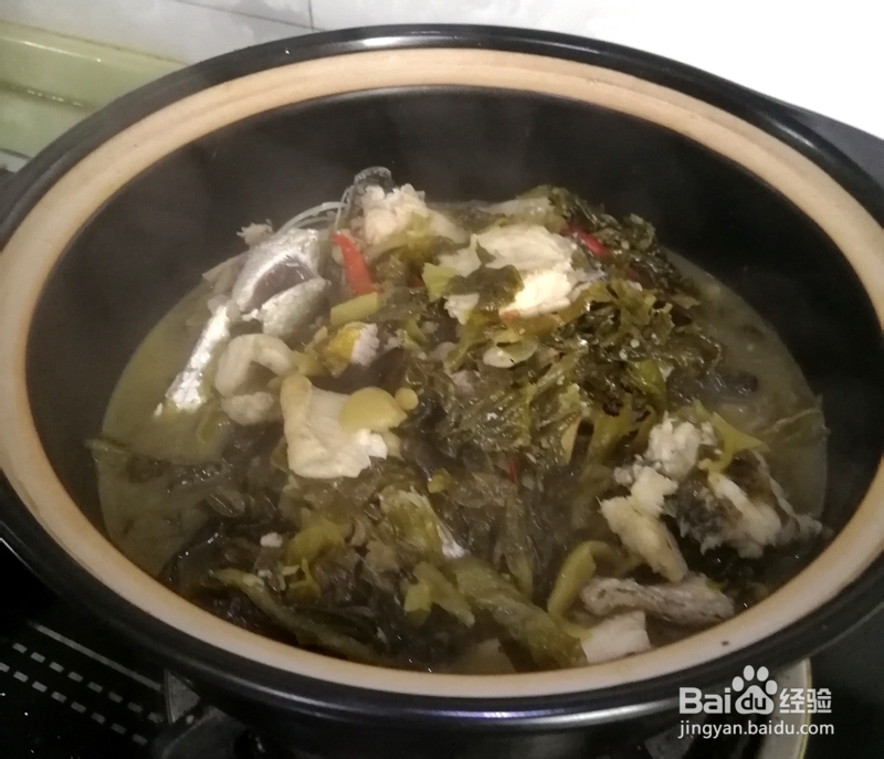 怎么做家常酸菜鱼(黑鱼)?