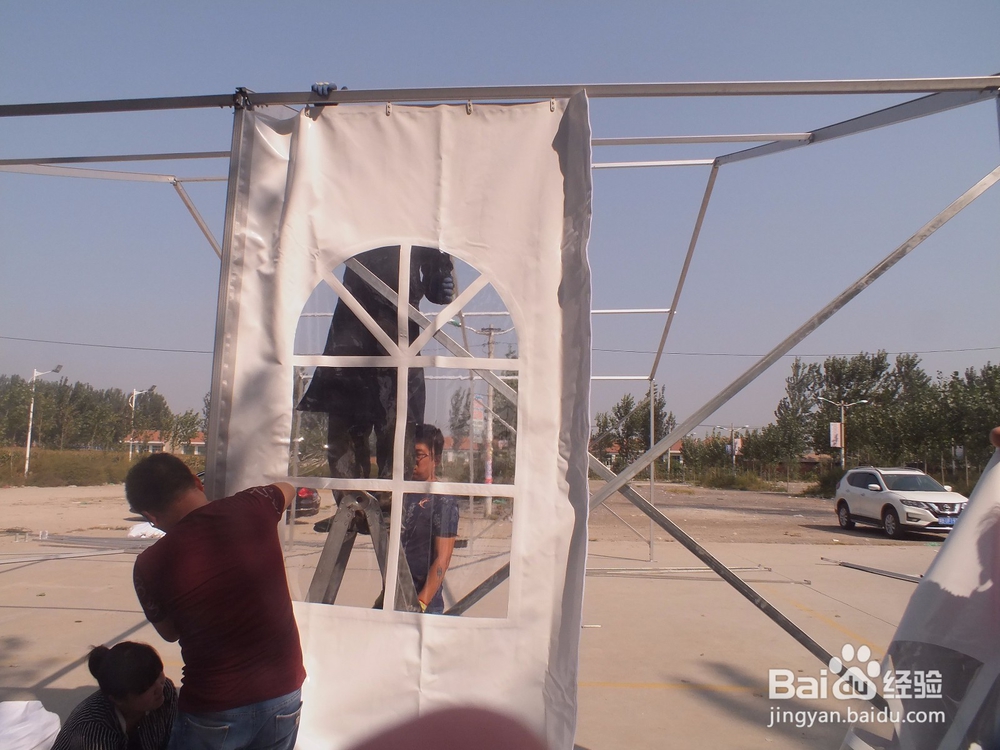 婚庆篷房安装图解