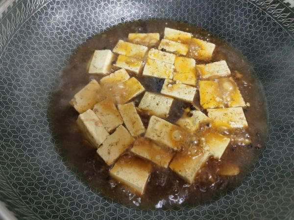 小白菜炖柴锅豆腐