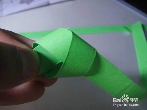 如何折五角星？