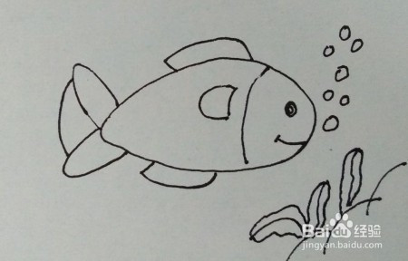 簡筆畫教程:教你怎麼畫魚