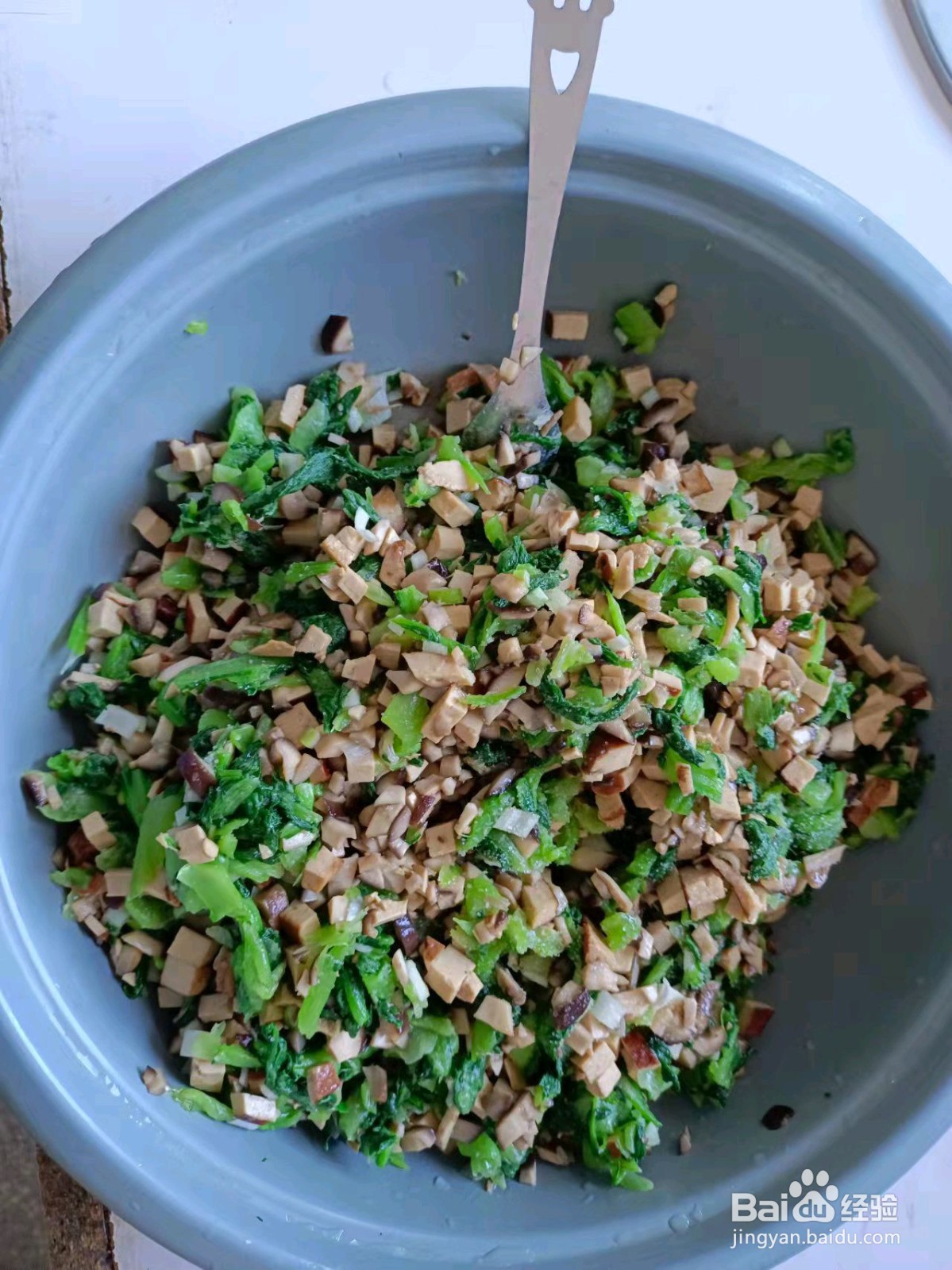 香菇油菜包子怎么做