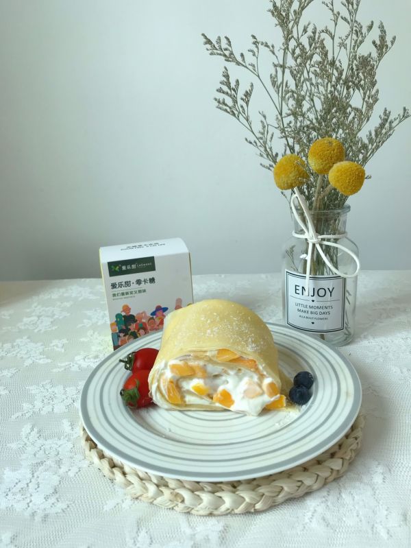 低卡酸奶毛巾卷