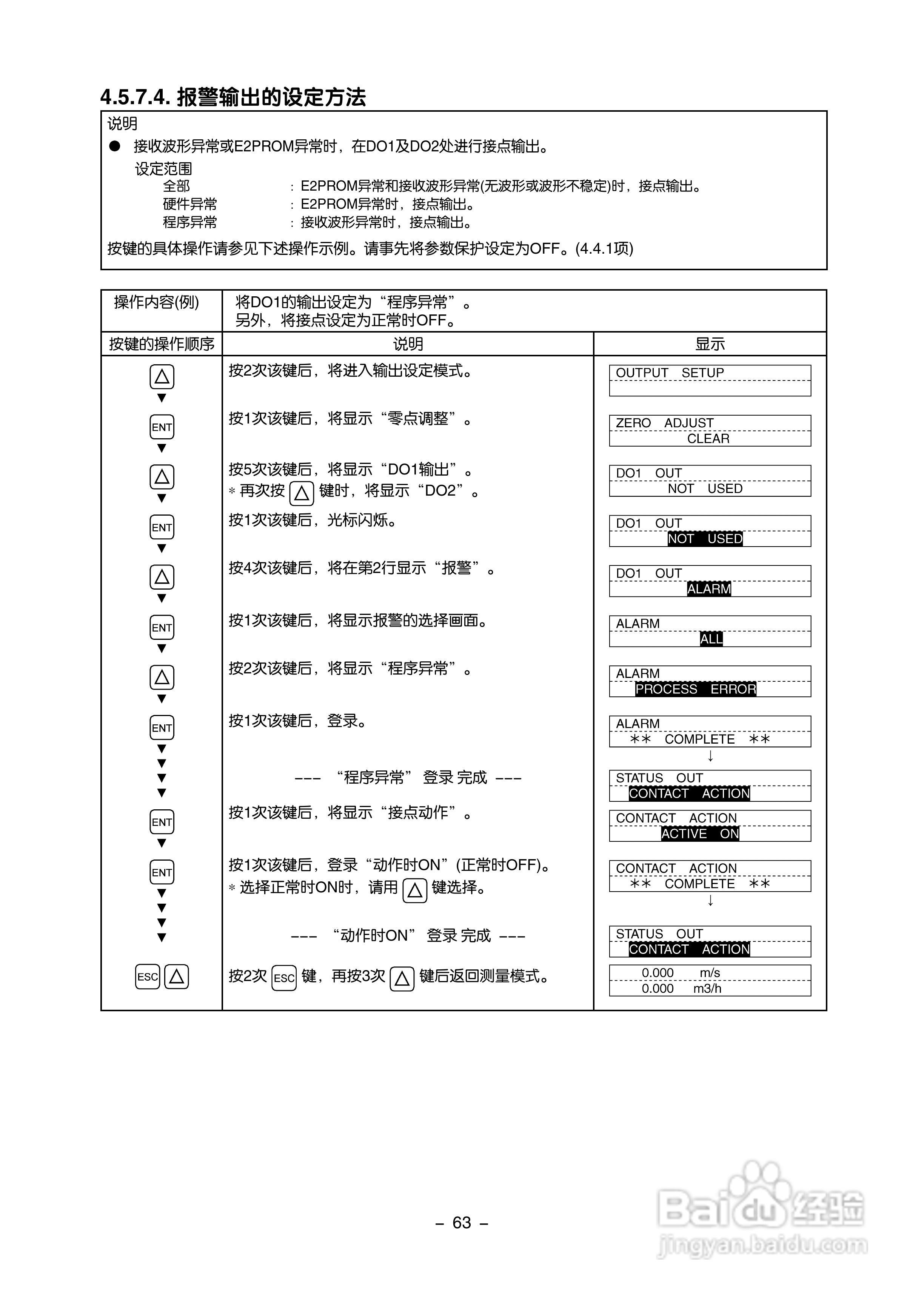 富士电机FLR/FLS/FLY超声波流量计使用说明书:[7]