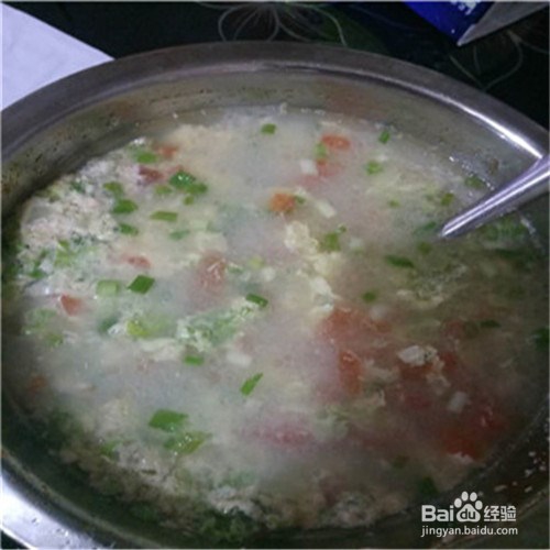 西红柿白菜蛋花汤