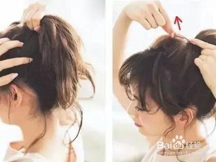 发量少怎么扎马尾图解