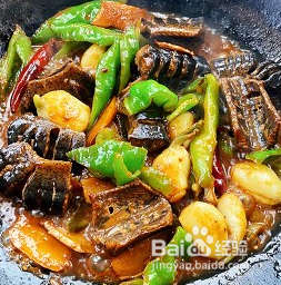青椒蒜爆鳝的做法