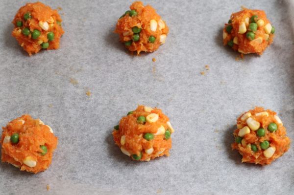 芝士鸡肉蔬菜饼