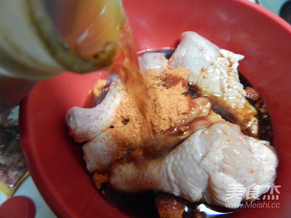 孜然料烤鸡腿