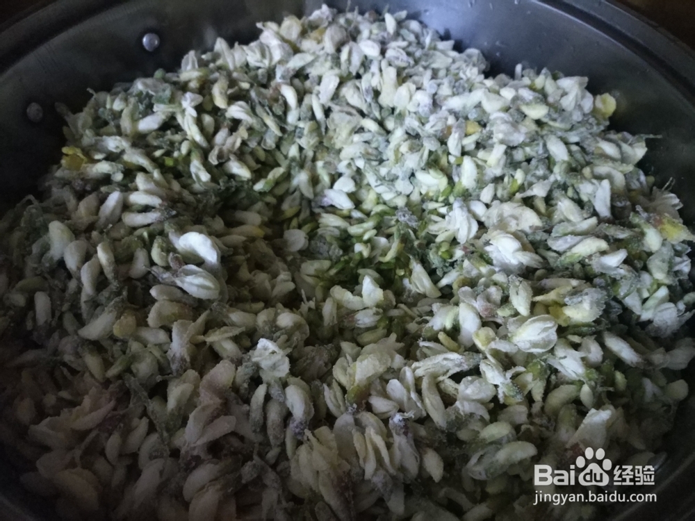 心心念念的槐花麦饭