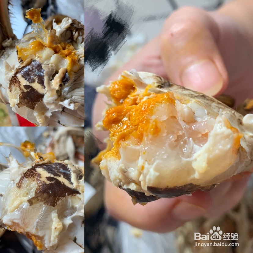 馋哭朋友的清蒸大闸蟹