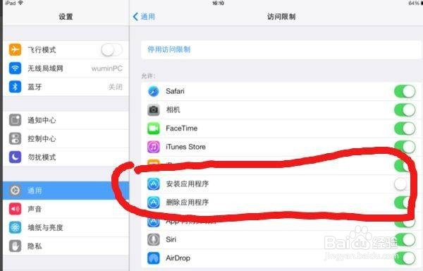 ipad为什么没有appstore、相机