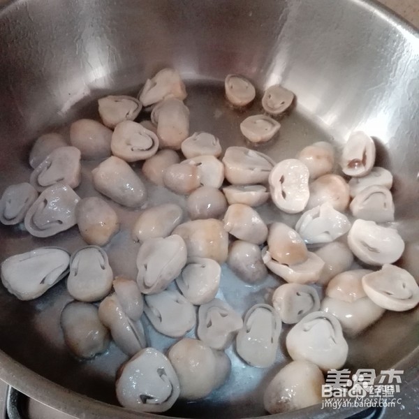 蚝油草菇的做法