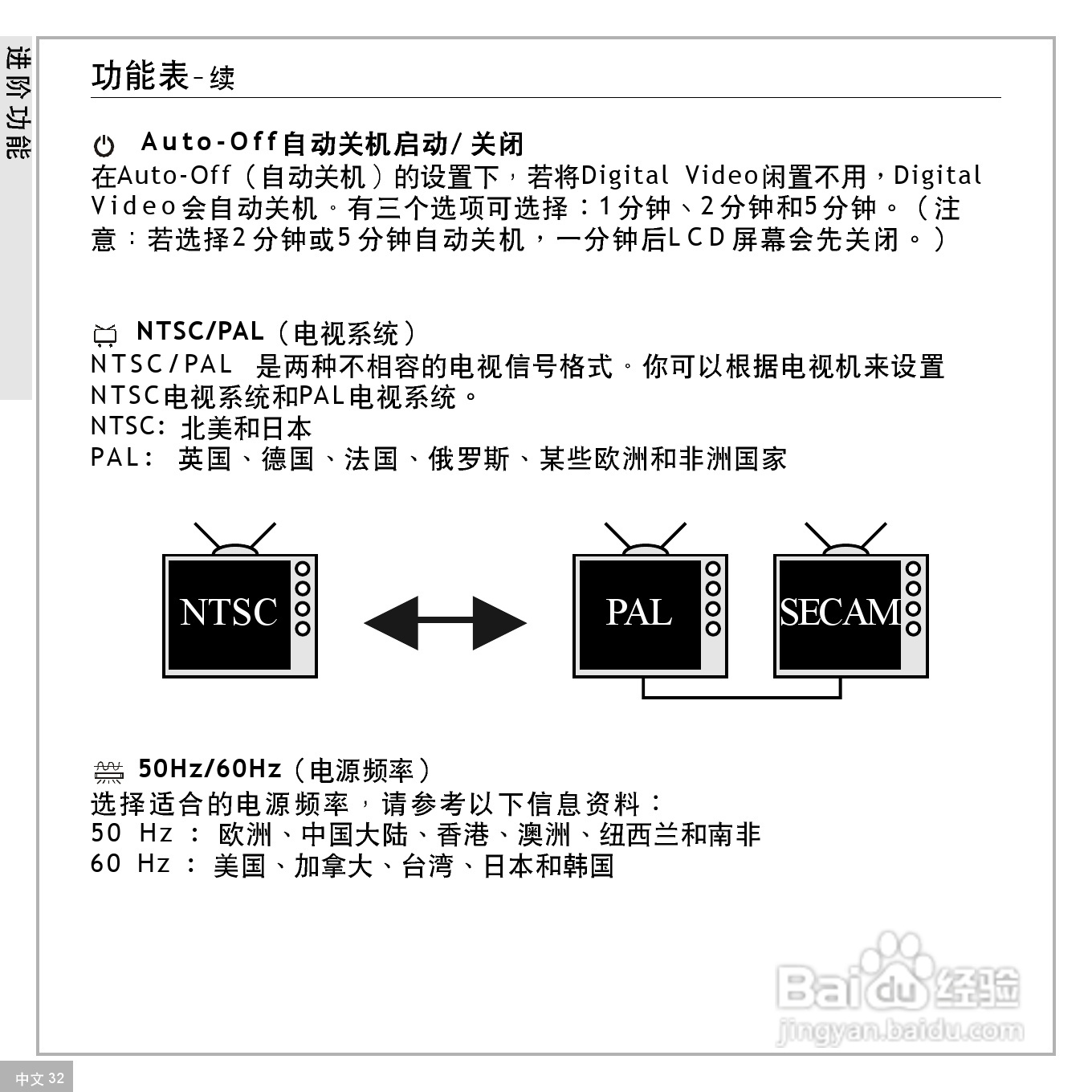 鸿友DV 3500数码摄像机使用说明书:[4]