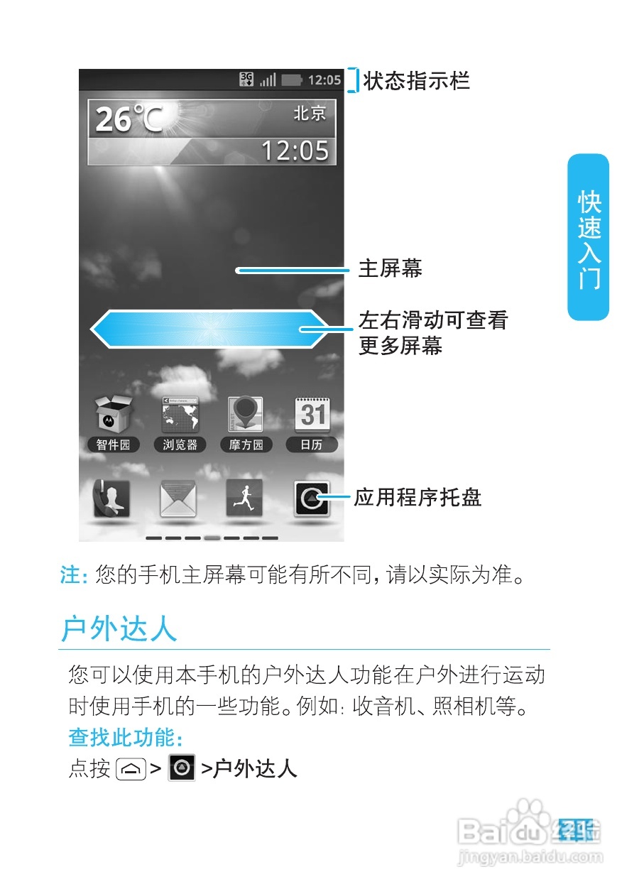 摩托罗拉XT535手机使用说明书:[3]