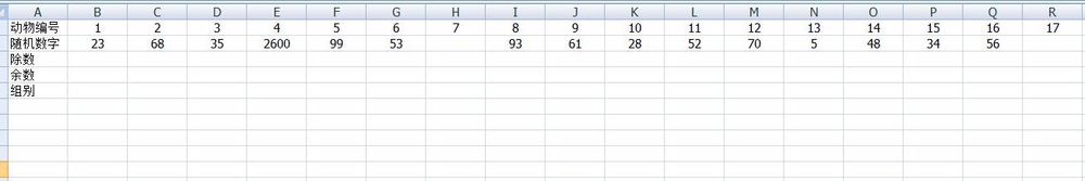 动物实验如何进行分组??