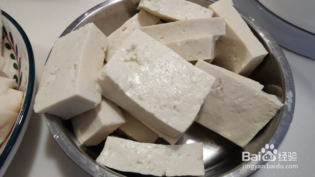 生煎豆腐油麦菜