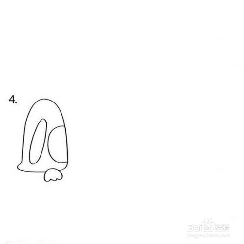 怎么画一只简单的企鹅