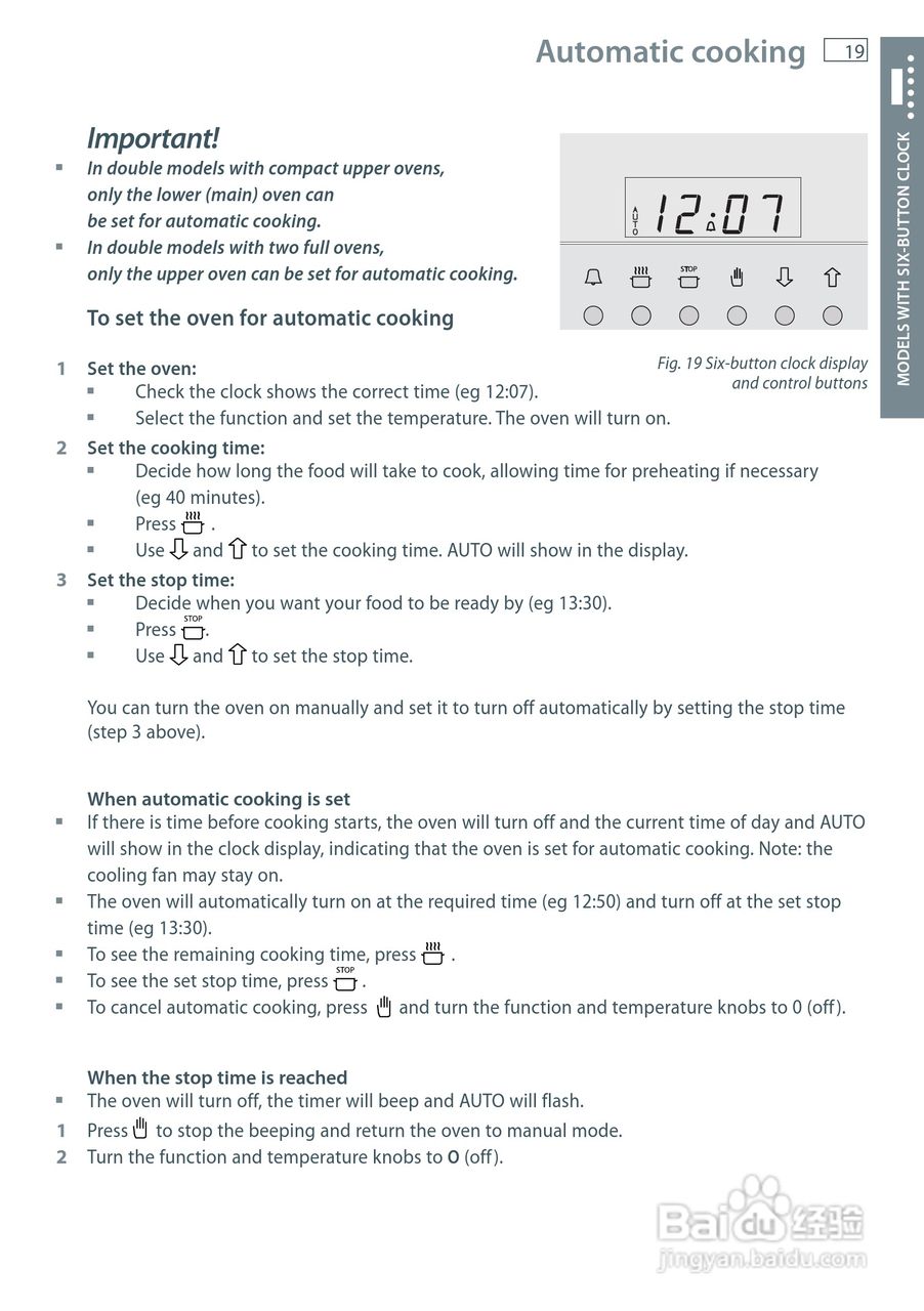 斐雪派克OB60DDEX4嵌入式烤箱说明书:[2]