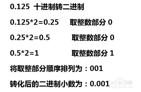 十进制小数的二进制转换