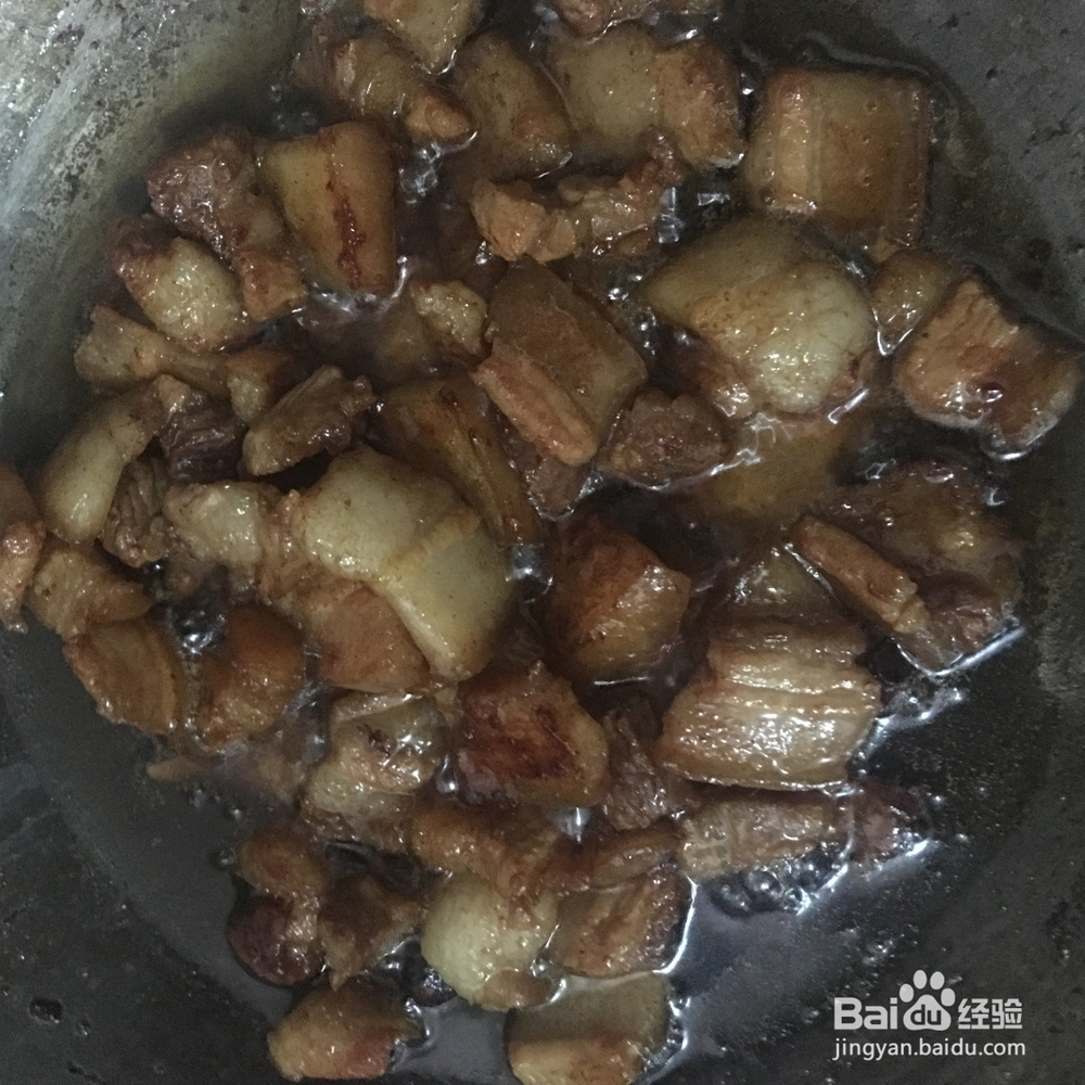 土豆丝焖五花肉
