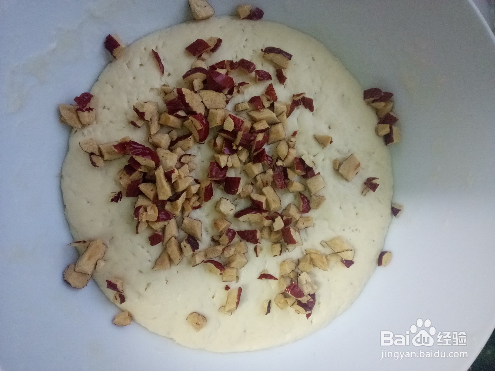 玉米红枣葡萄干发面饼(老面)